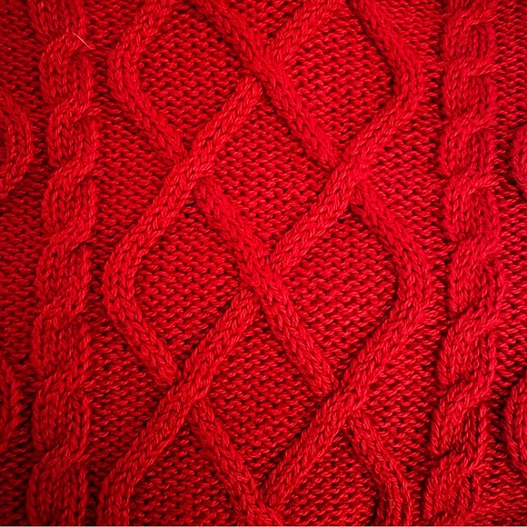 NWT 2 Piece  Baby Girl’s Cable Knit Sweater Dress with diaper cover #3 - Picture 3 of 7